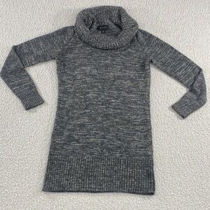 AB Studio Charcoal Cowl Neck long Sweater women’s small